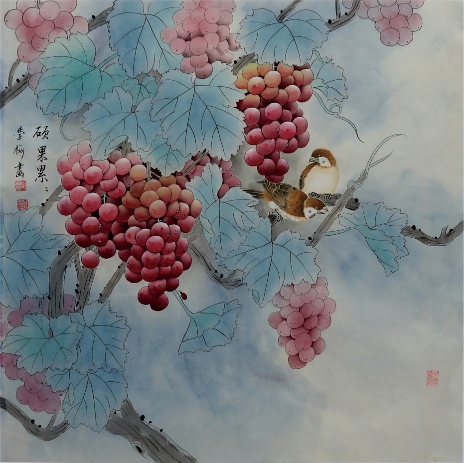 邓学梅《硕果累累》