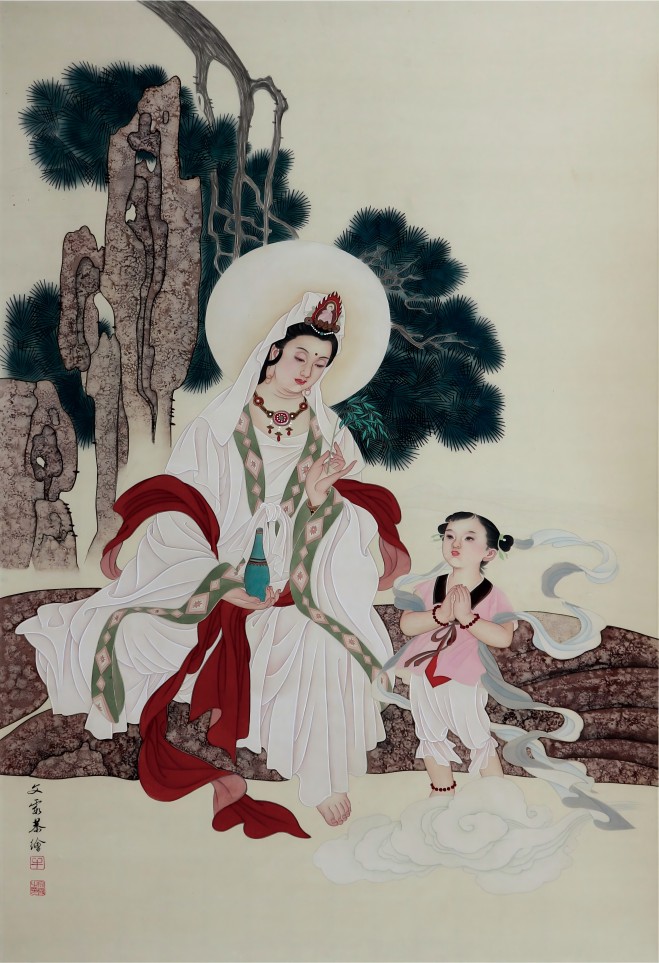 牛文霞  《祥和》
